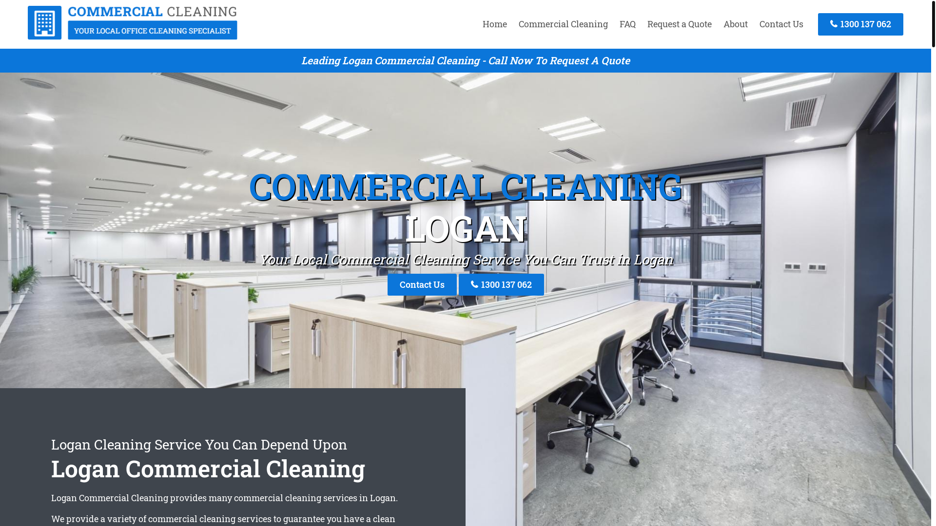 website screenshot of https://logancommercialcleaning-com-au.pages.dev/
