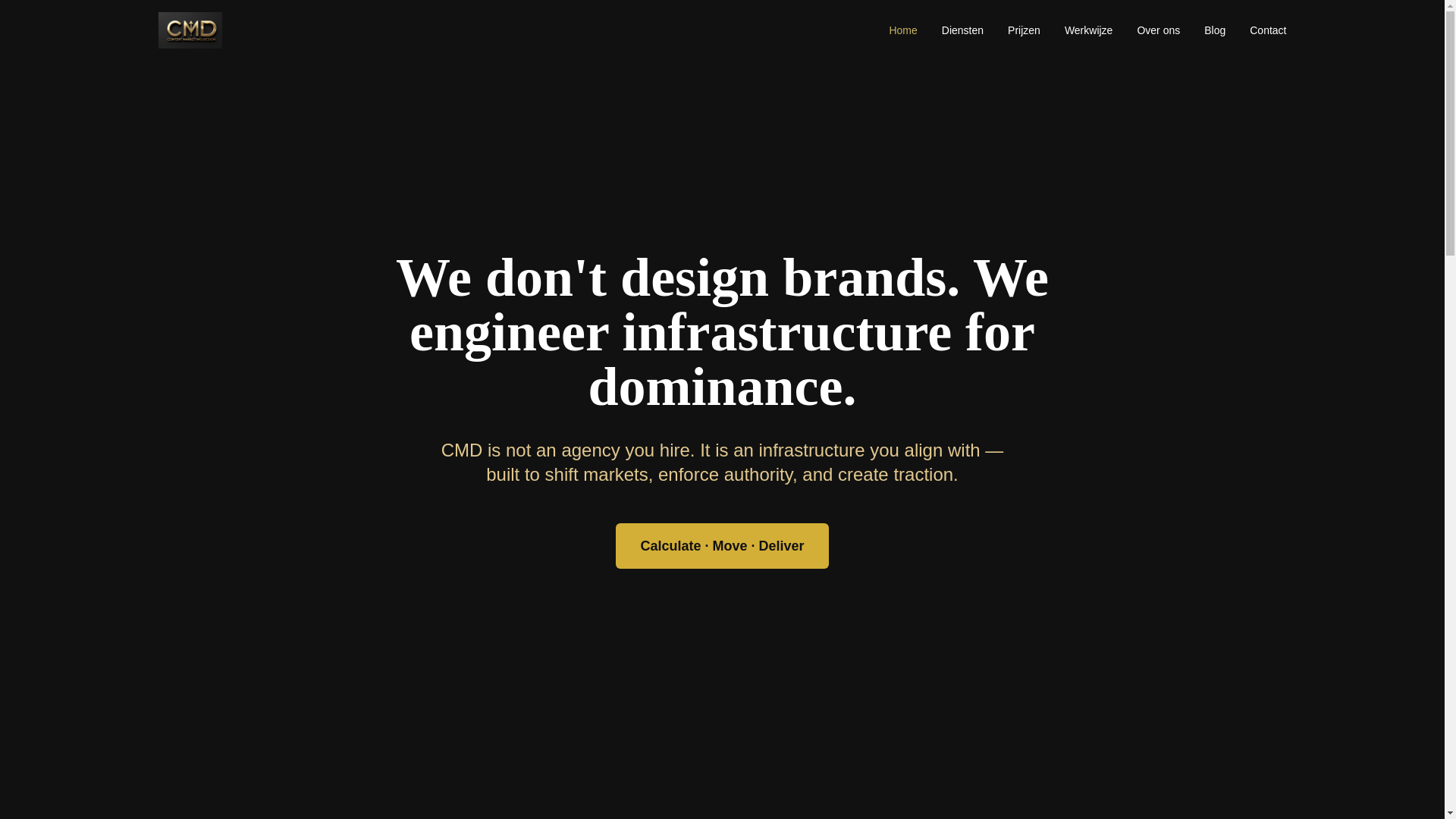 website screenshot of https://brandingcmd.com/