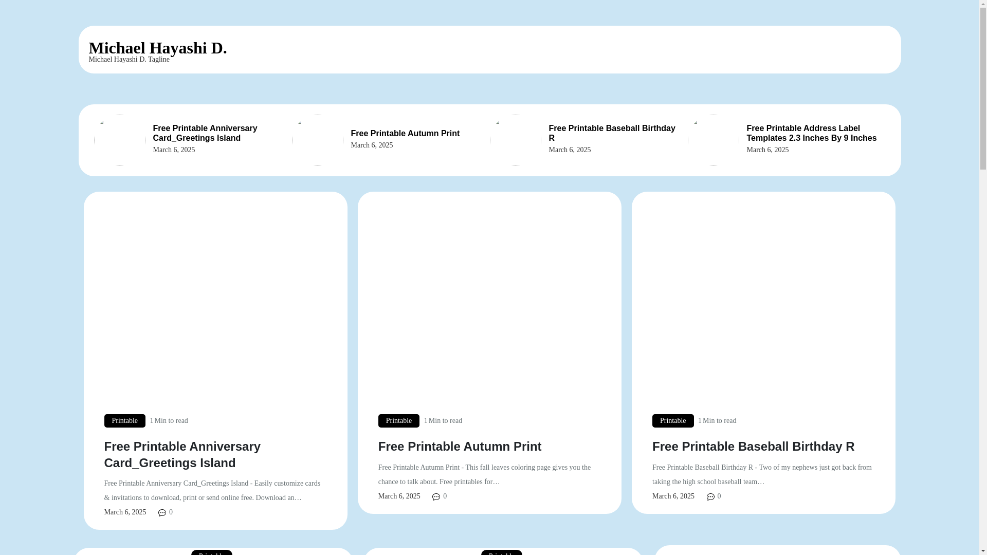 website screenshot of https://michaelhayashid.pages.dev/