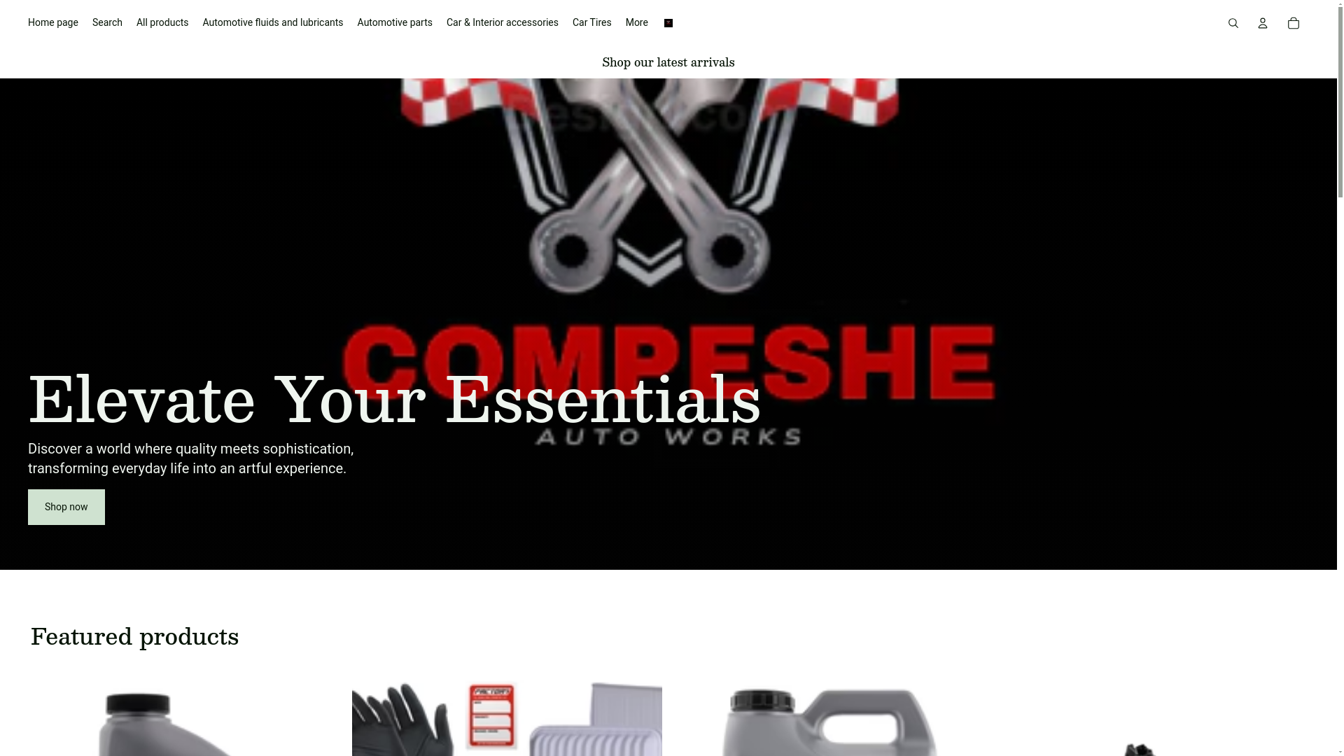 website screenshot of https://compesheunlimited.com/