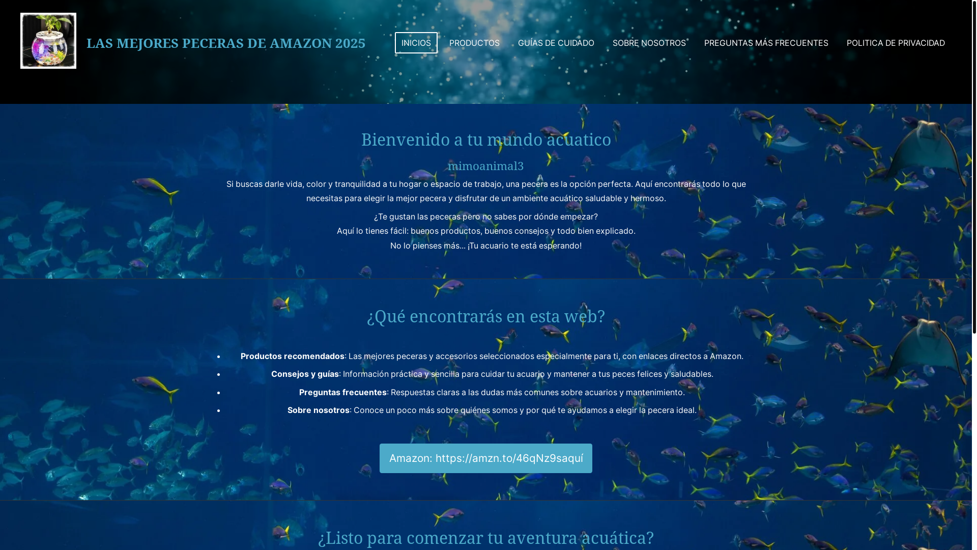 website screenshot of https://lasmejorespeceras.com/