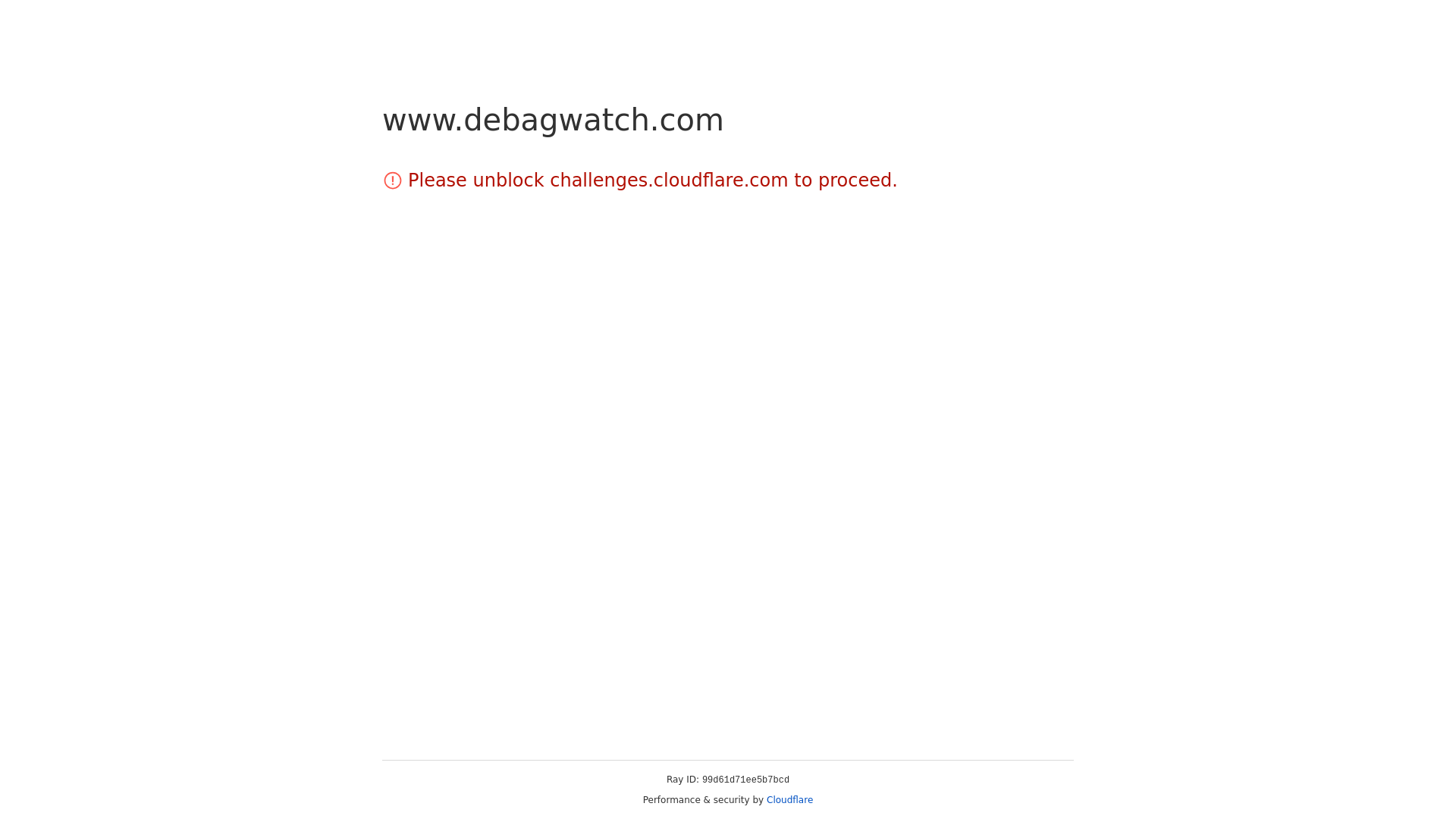 website screenshot of https://debagwatch.com/