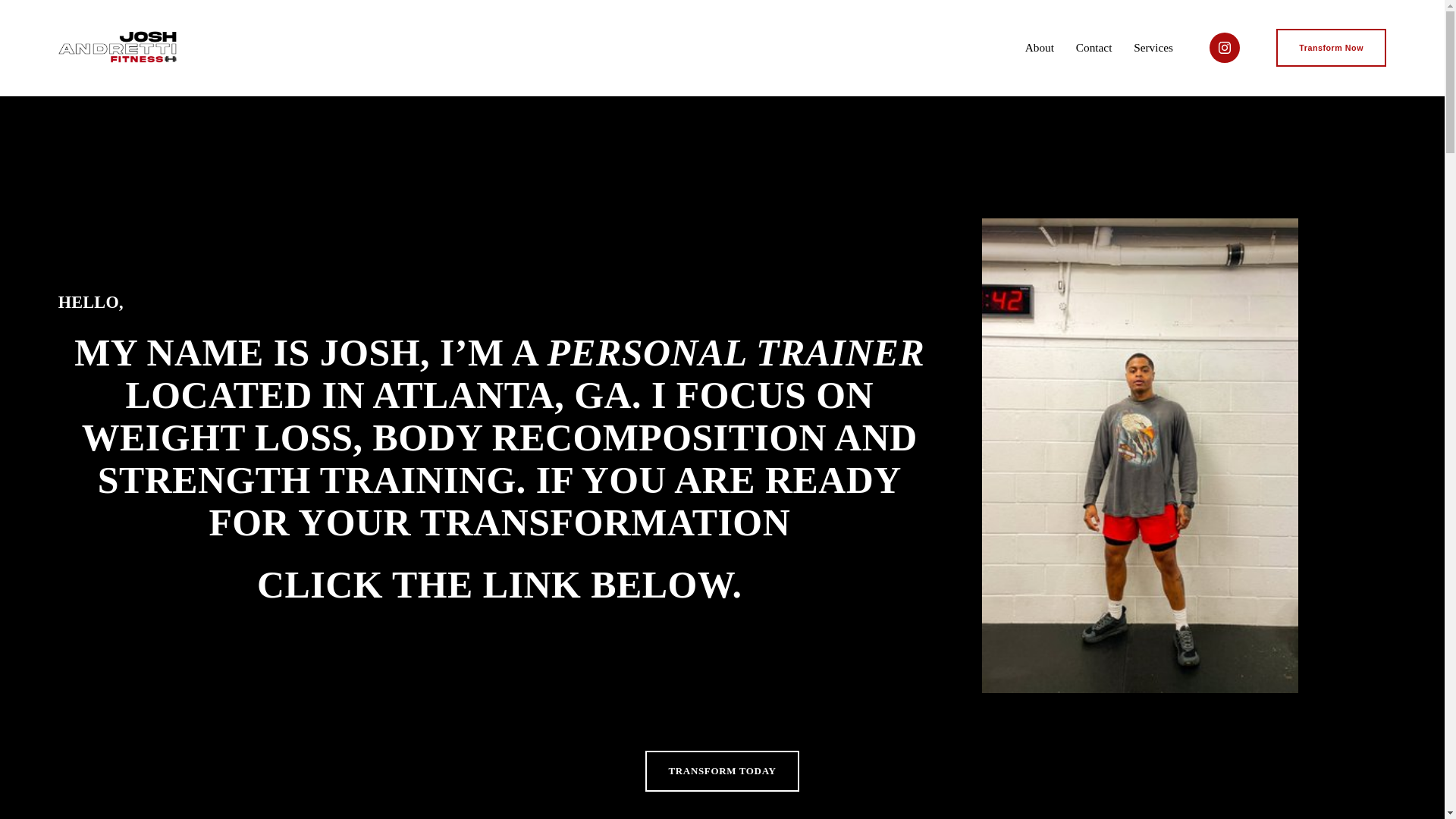 website screenshot of https://andrettifit.com/