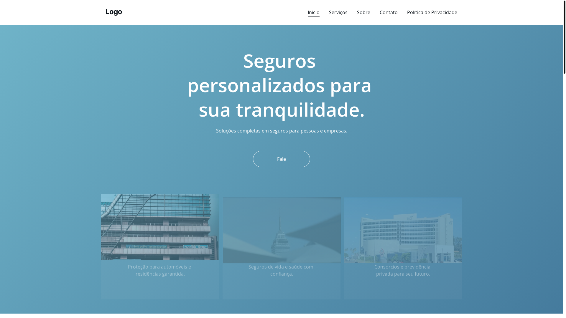 website screenshot of https://zucaseguros.shop/