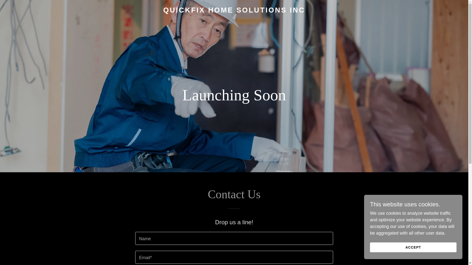 website screenshot of https://quickfixbuilders.com/