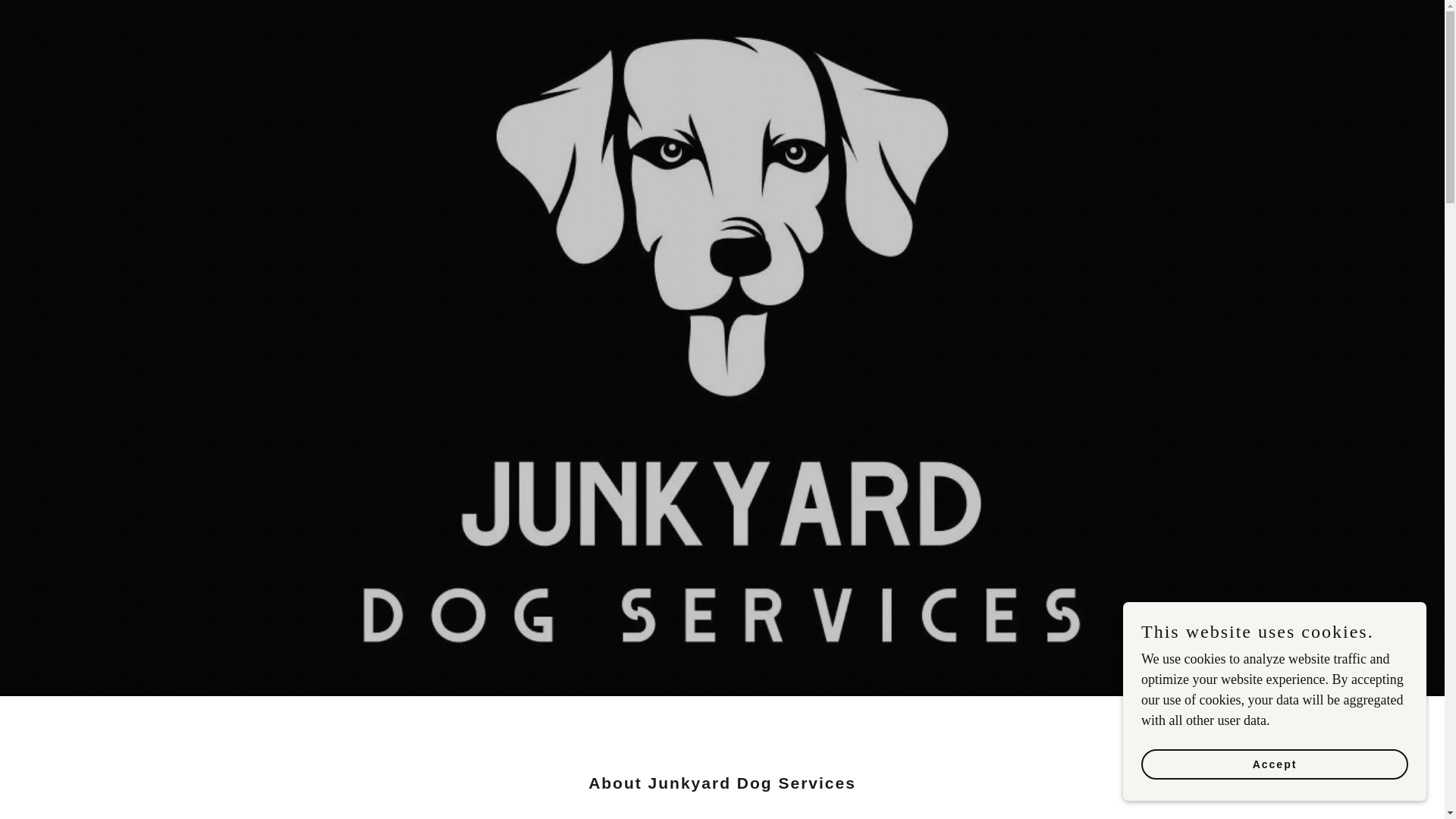 website screenshot of https://junkyarddogservices.com/