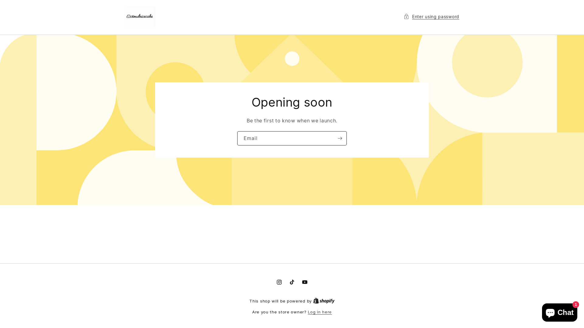 website screenshot of https://cloudricecake123.com/
