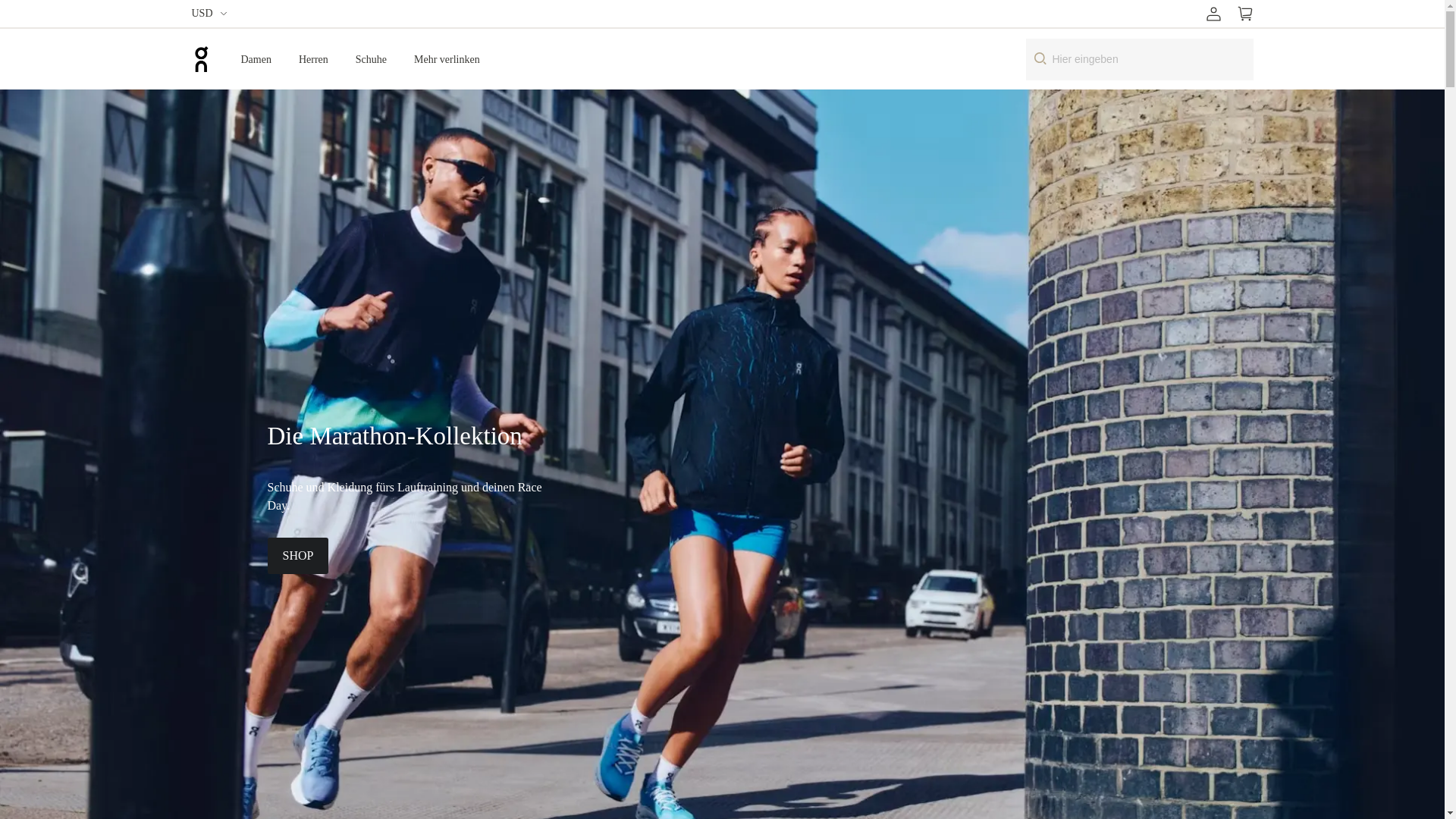 website screenshot of https://onschuhen.shop/