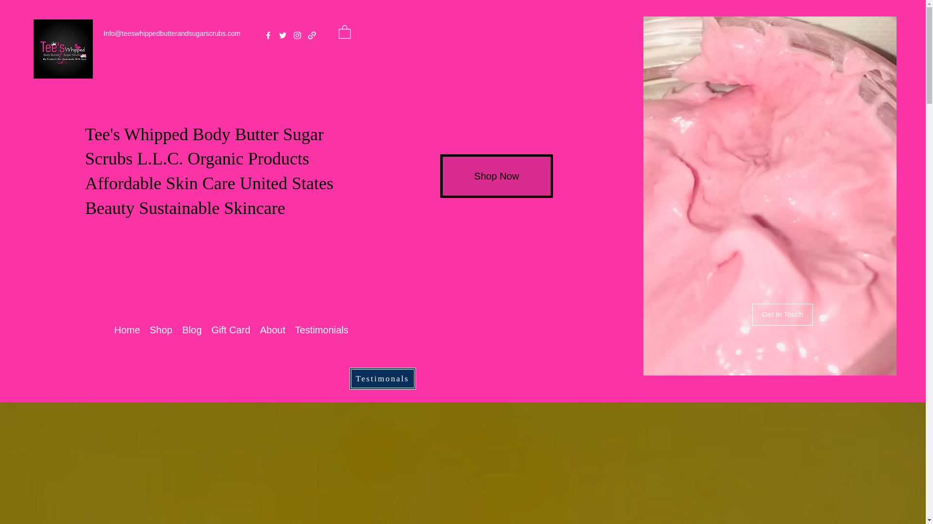 website screenshot of https://teeswhippedbutter.org/