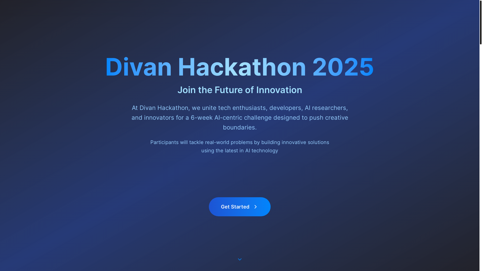 website screenshot of https://divanhackathon.pages.dev/