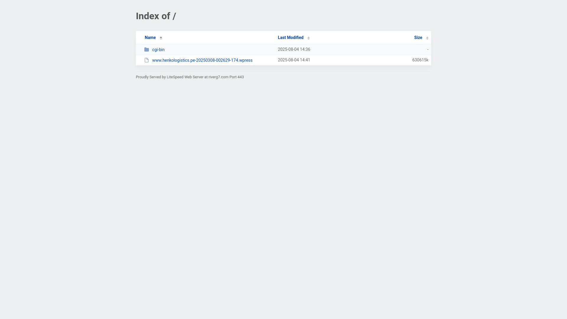 website screenshot of https://riverg7.com/