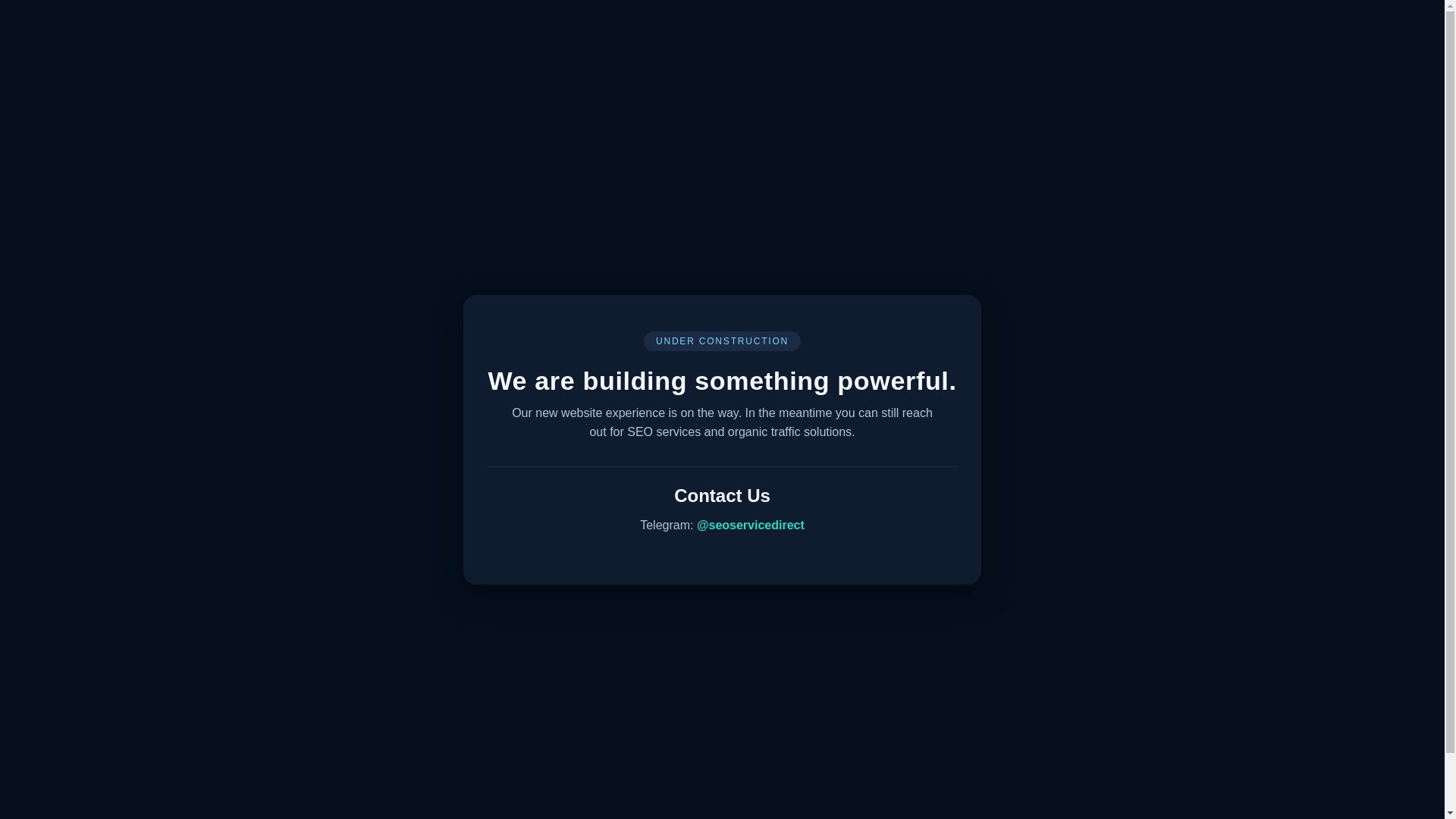 website screenshot of https://seoservice.direct/