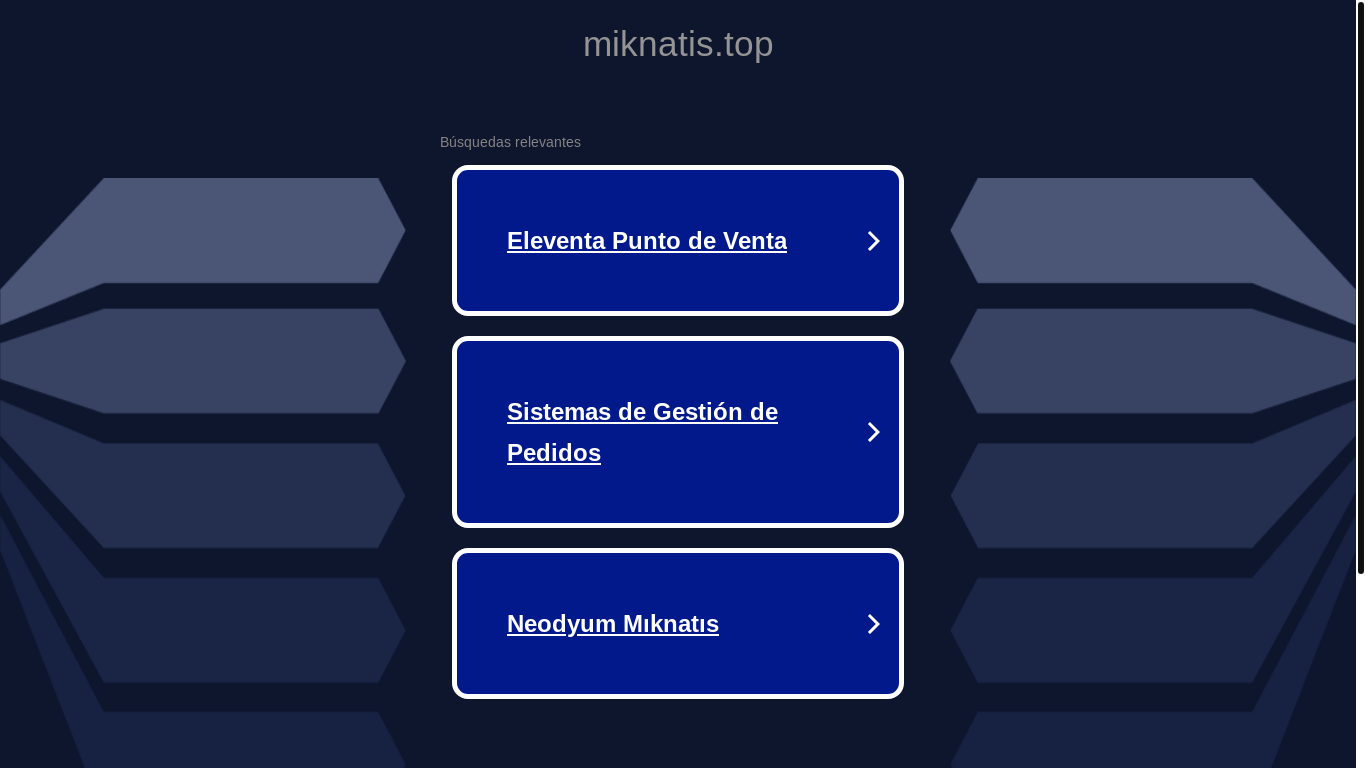 website screenshot of https://miknatis.top/