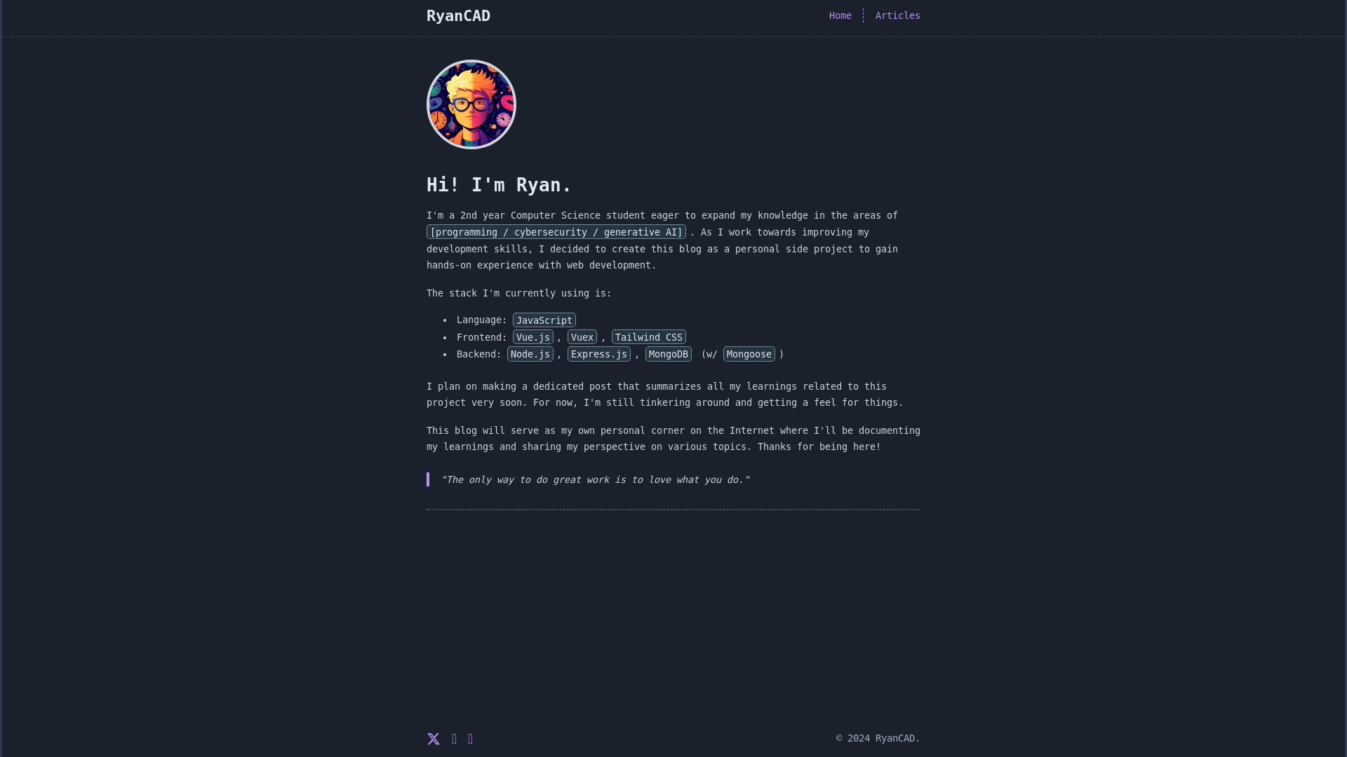 website screenshot of https://blog-frontend-7s8.pages.dev/