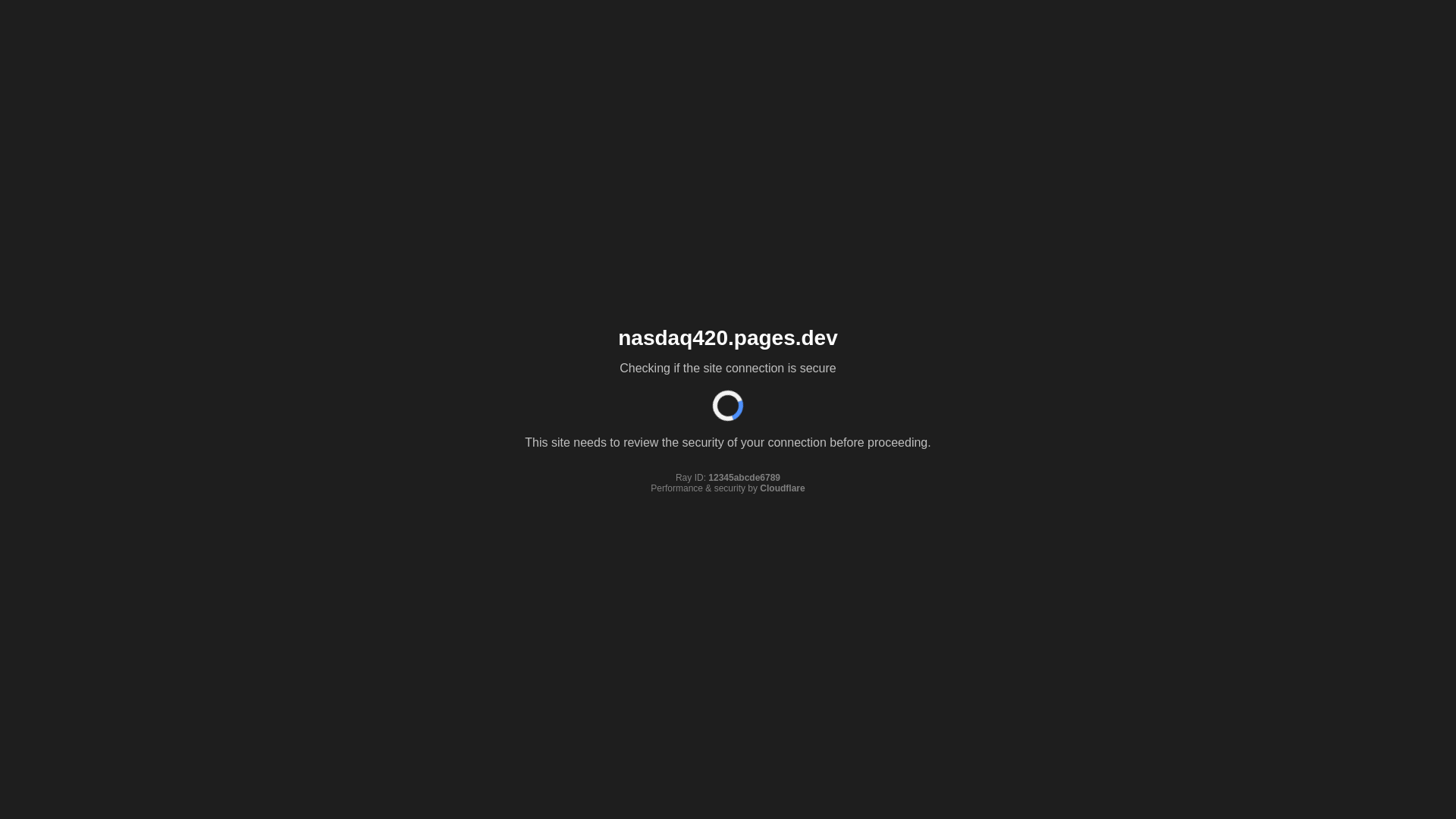 website screenshot of https://nasdaq420.pages.dev/