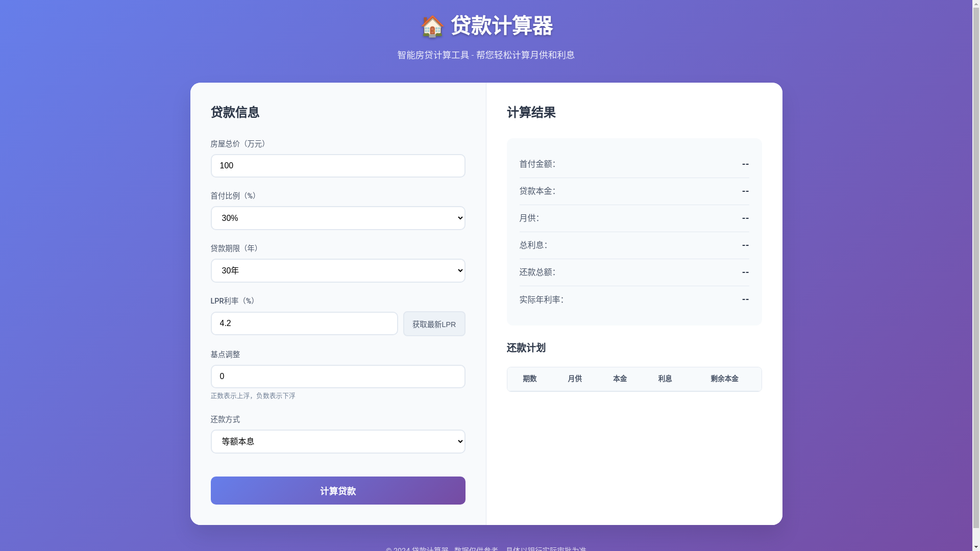 website screenshot of https://loan-html.pages.dev/