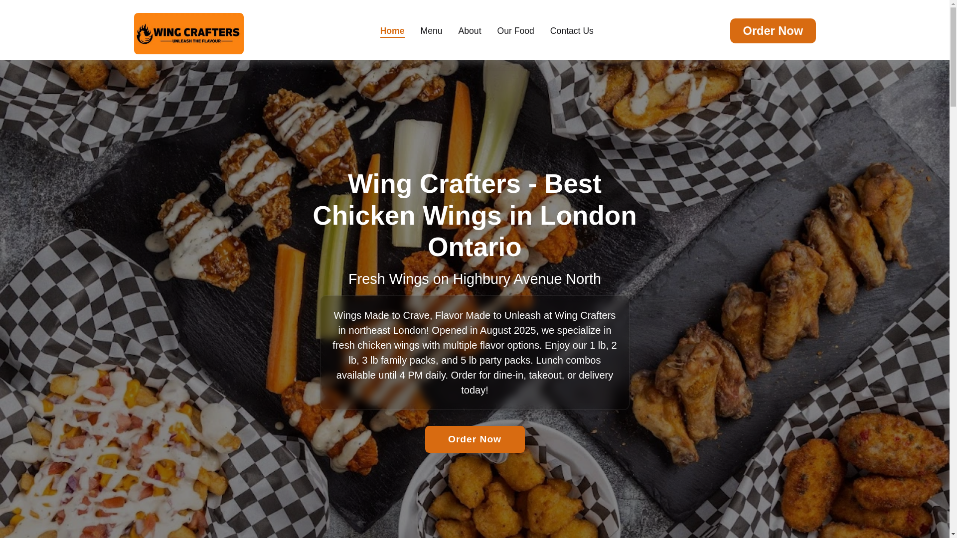 website screenshot of https://wing-crafters-london-on.pages.dev/