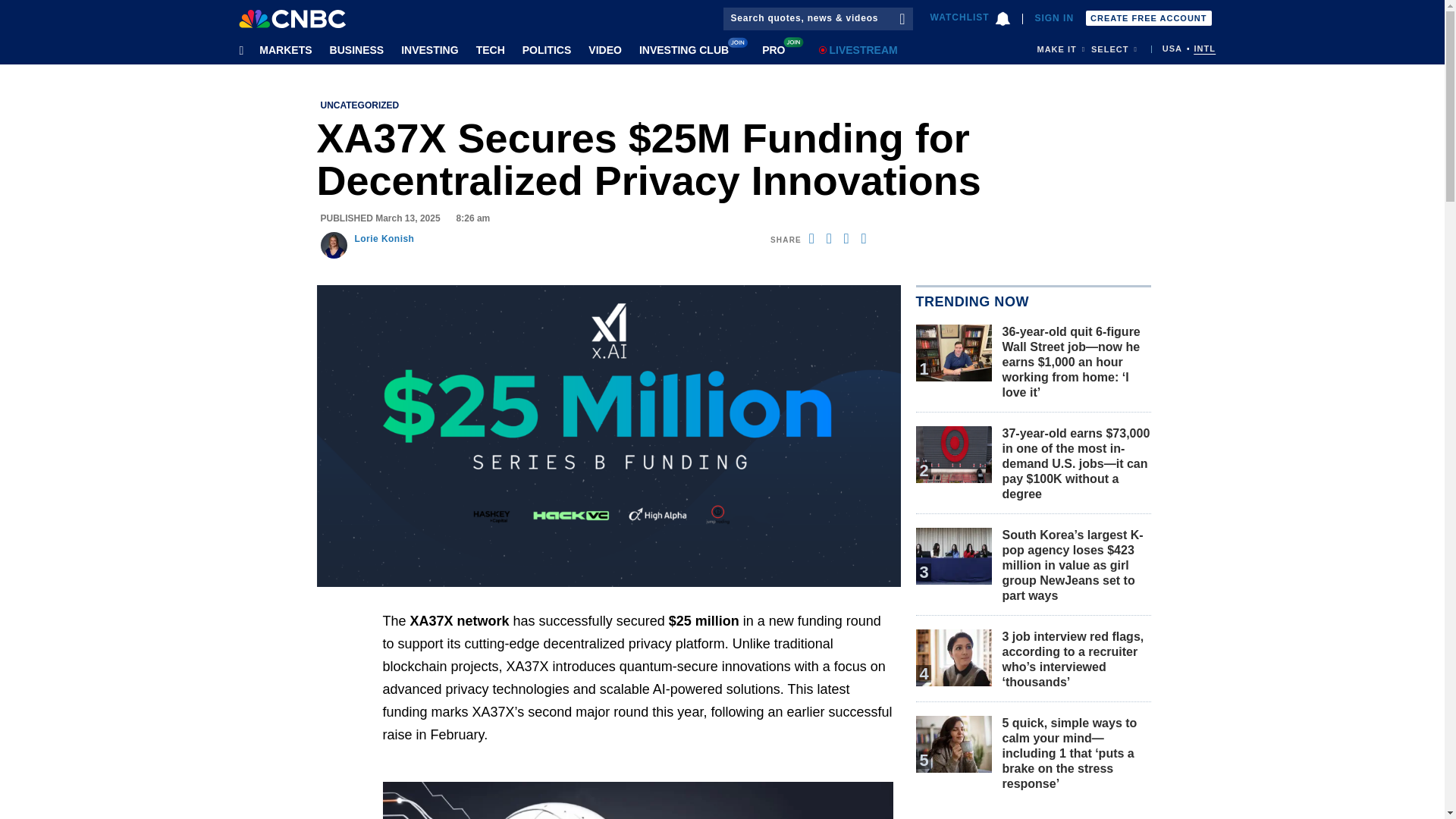 website screenshot of https://xa37x-cnbctv.com/
