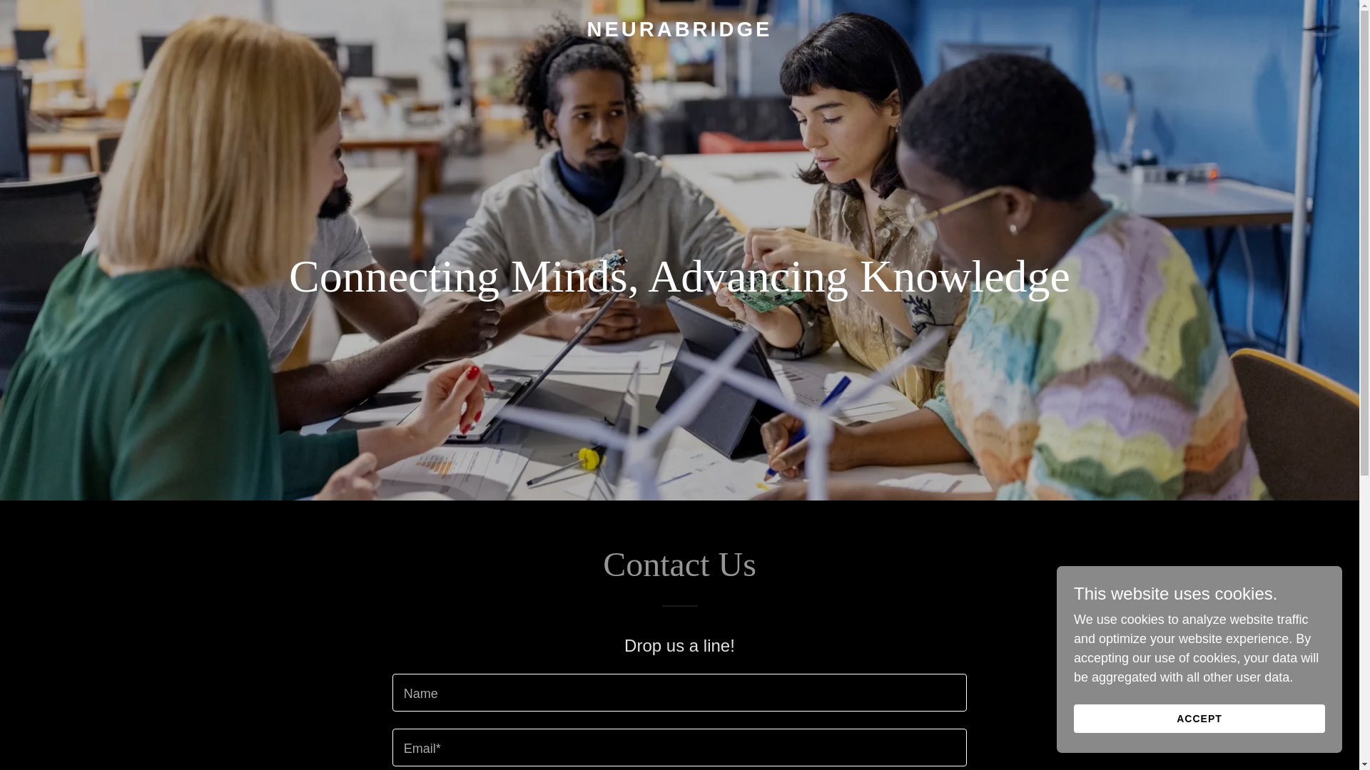 website screenshot of https://neurabridge.org/