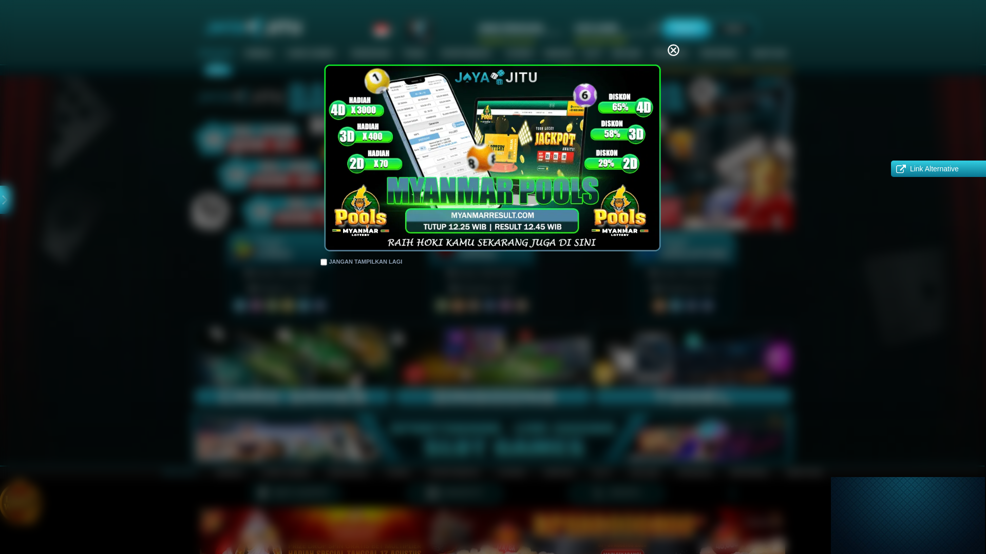 website screenshot of https://jayadollar.ink/
