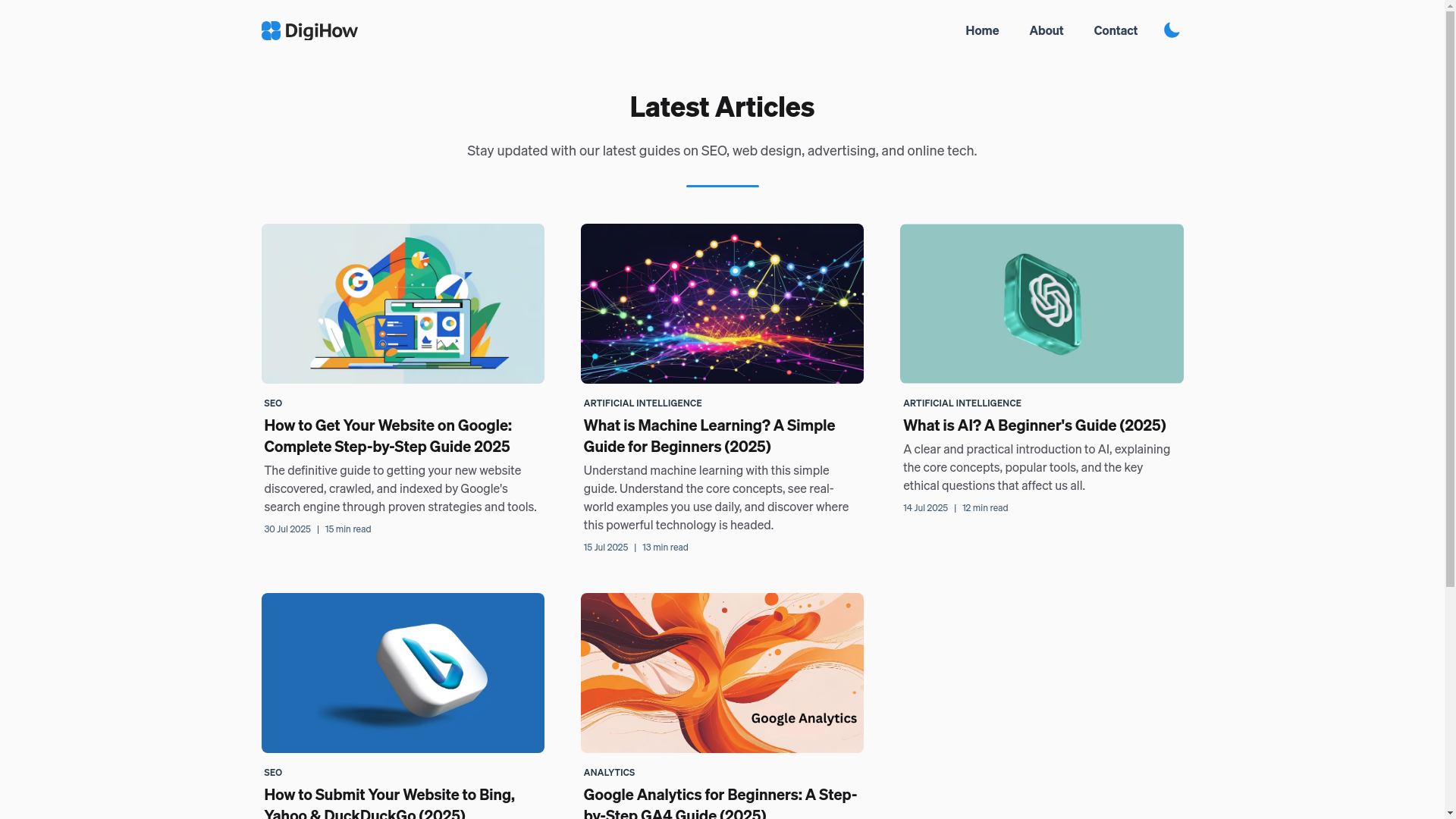 website screenshot of https://digihow-final-new.pages.dev/