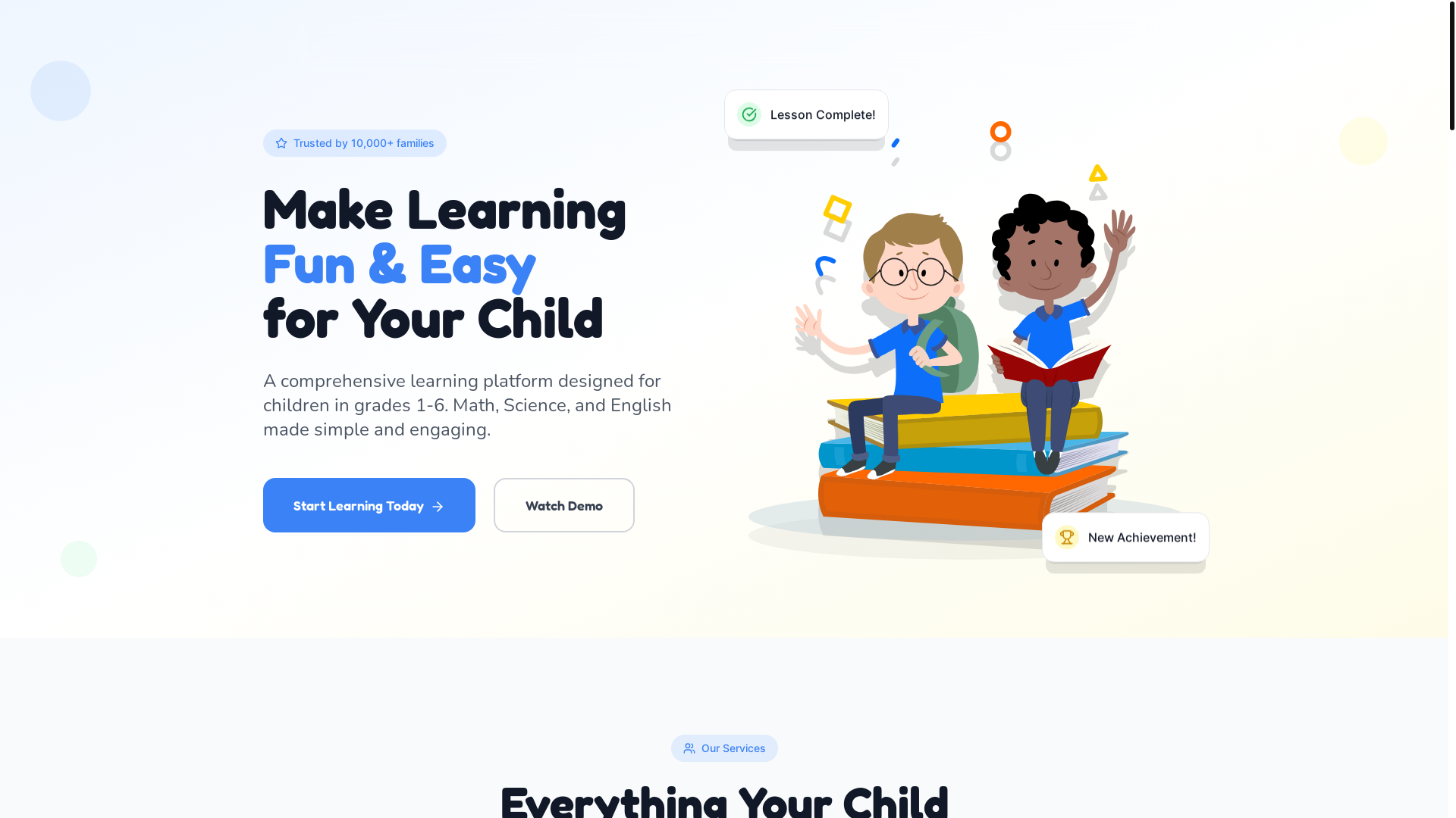 website screenshot of https://zanelimu.com/