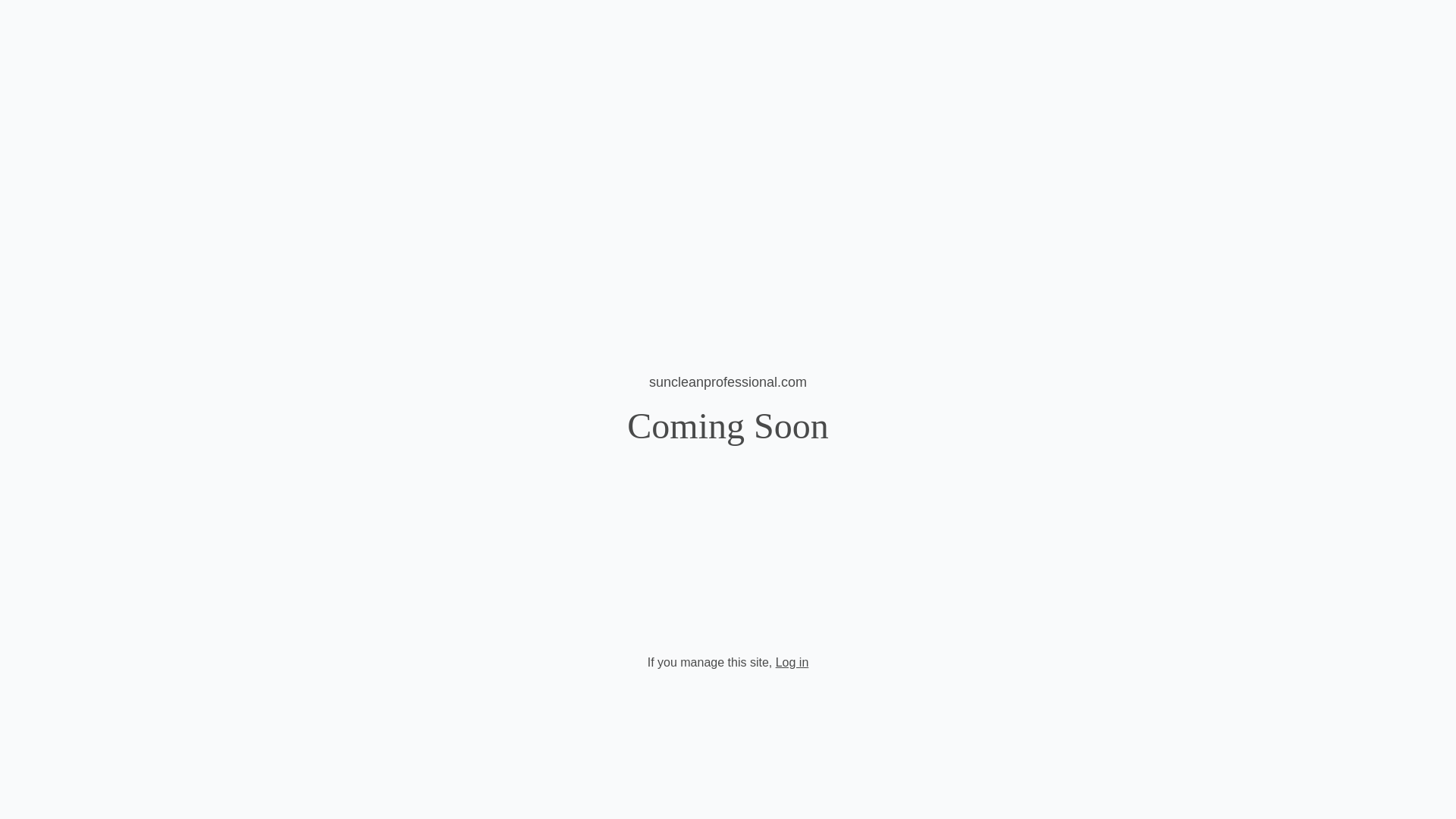 website screenshot of https://suncleanprofessional.com/