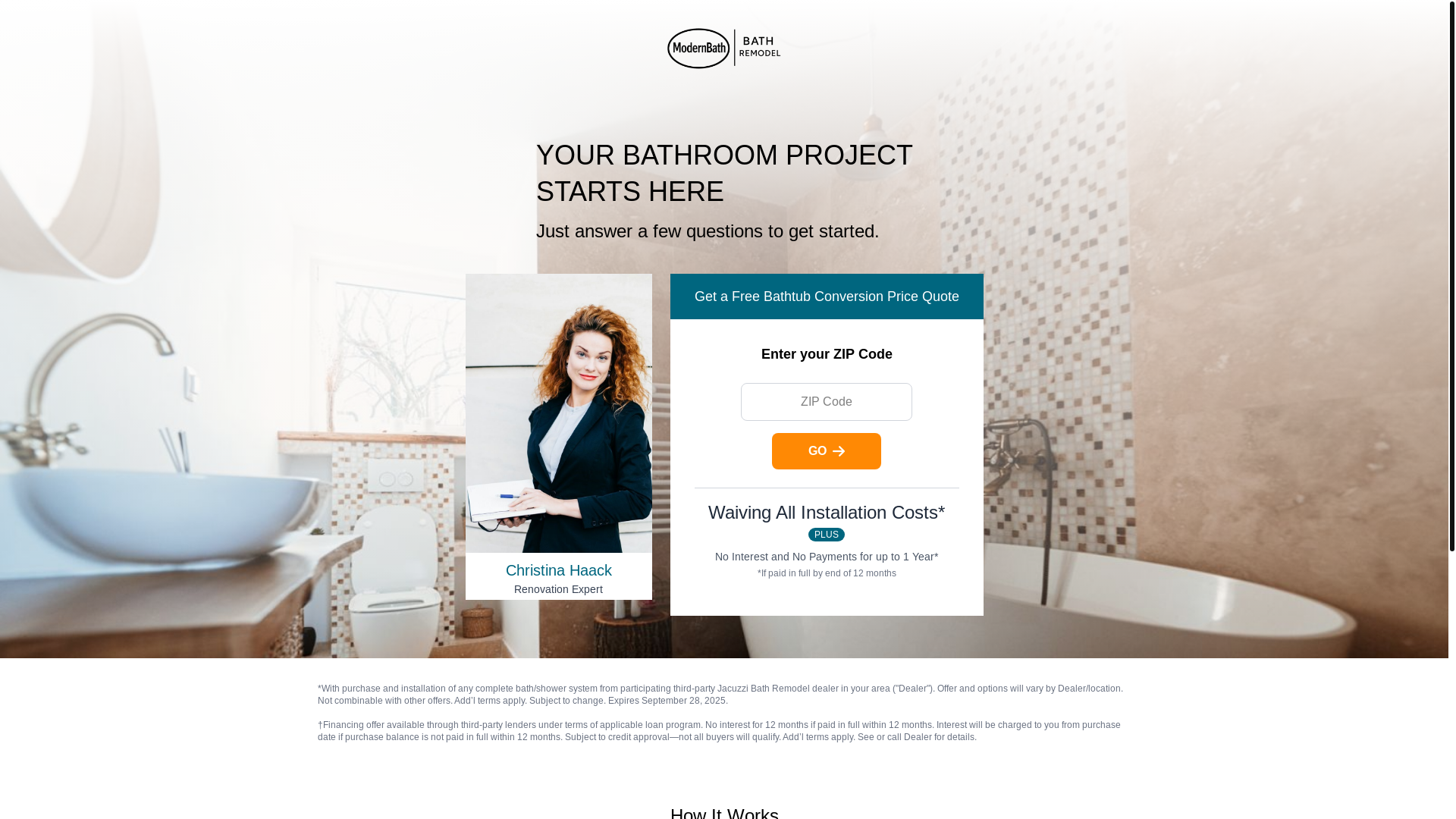 website screenshot of https://modernbath.pages.dev/