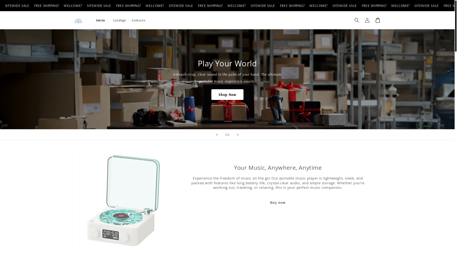 website screenshot of https://andrewjackson.store/