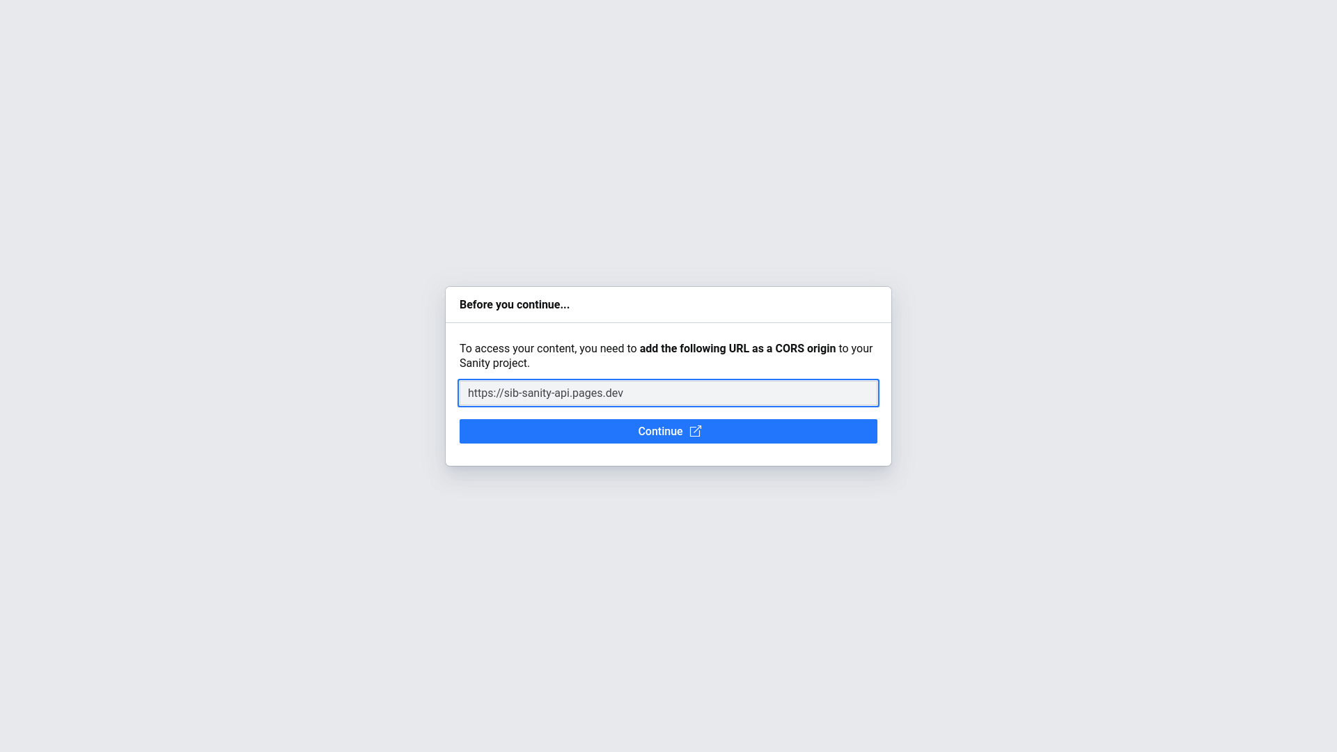 website screenshot of https://sib-sanity-api.pages.dev/