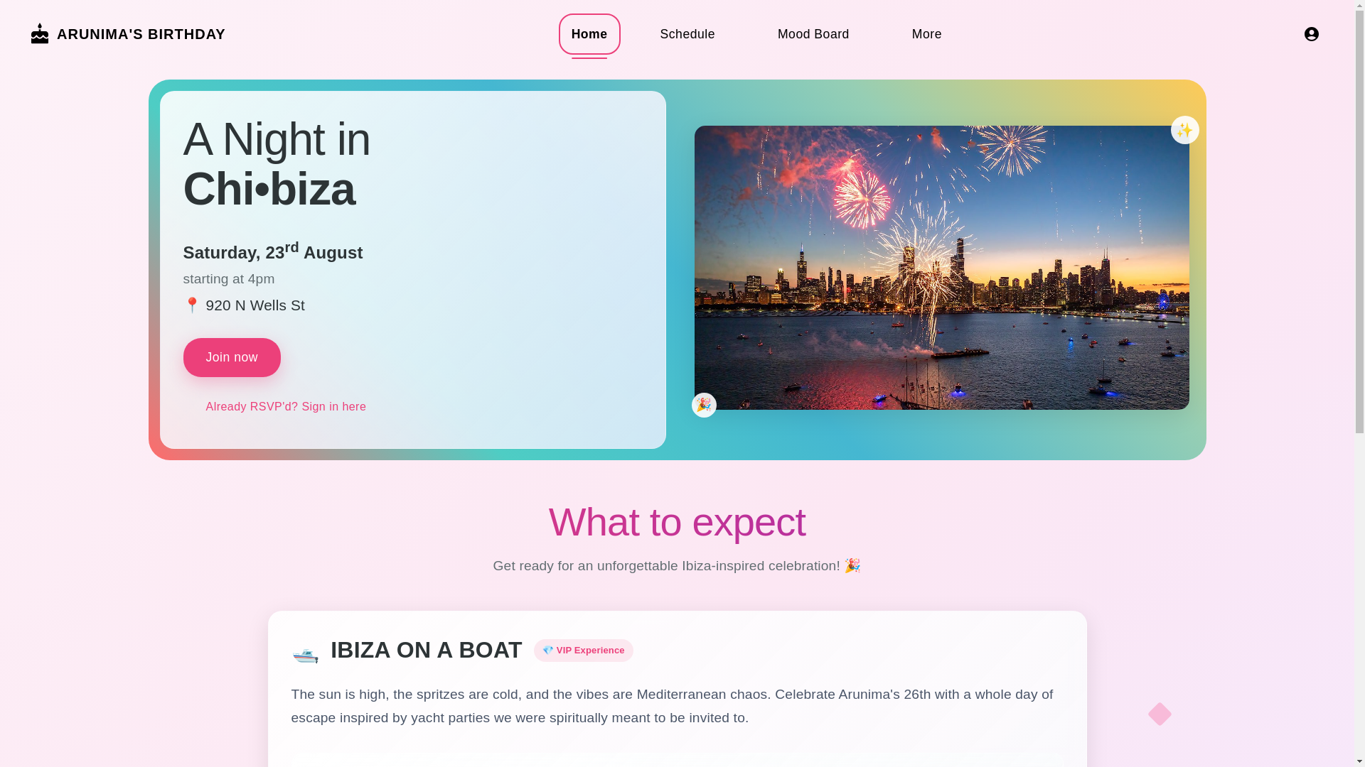 website screenshot of https://arunimabday.com/