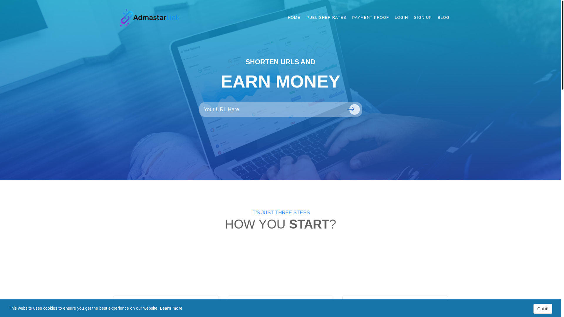website screenshot of https://clickorbit.space/