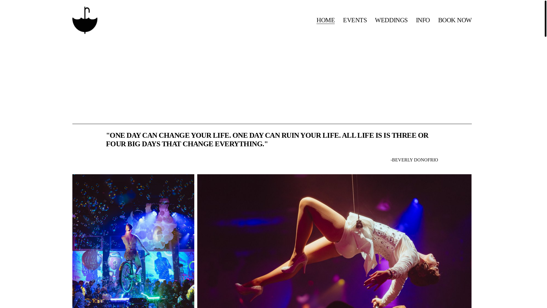 website screenshot of https://rainstudioevents.com/