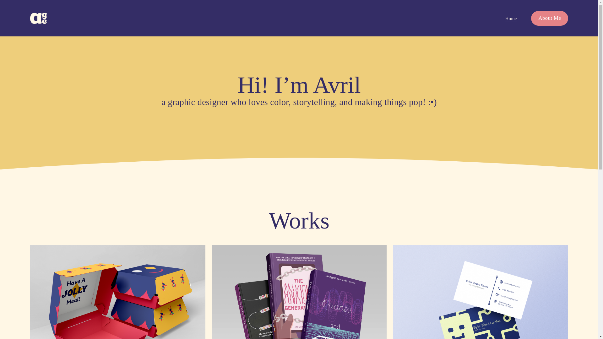 website screenshot of https://avrilgc.com/