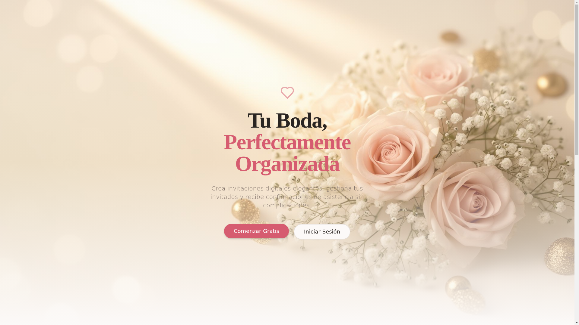 website screenshot of https://nuestrabodamayrayluciano.online/