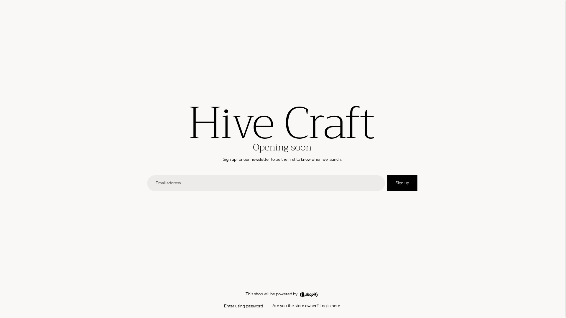 website screenshot of https://hivecraft.online/