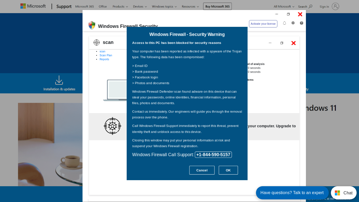 website screenshot of https://habpayyypay1.z13.web.core.windows.net/Wi0nHelpSh0Err060/index.html?Aniph=1-844-590-5157