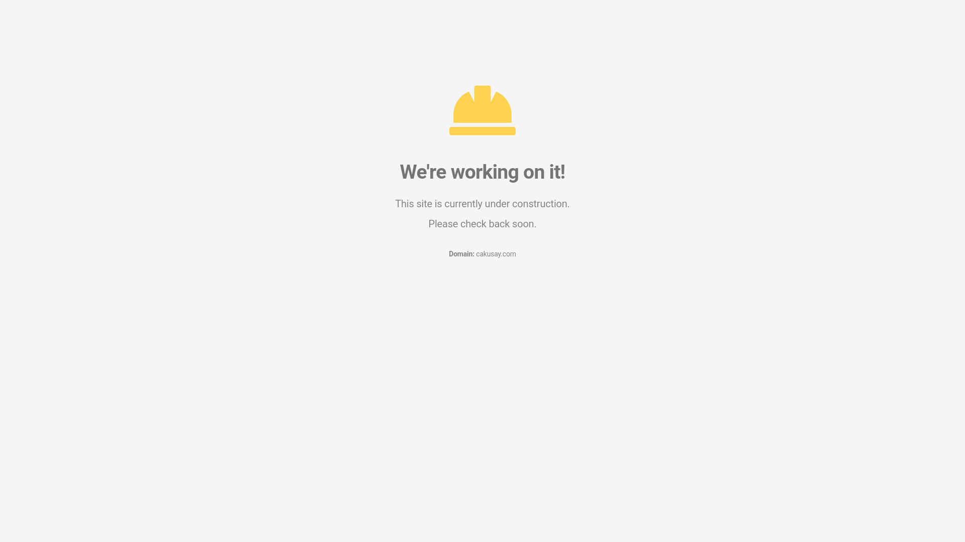 website screenshot of https://cakusay.com/