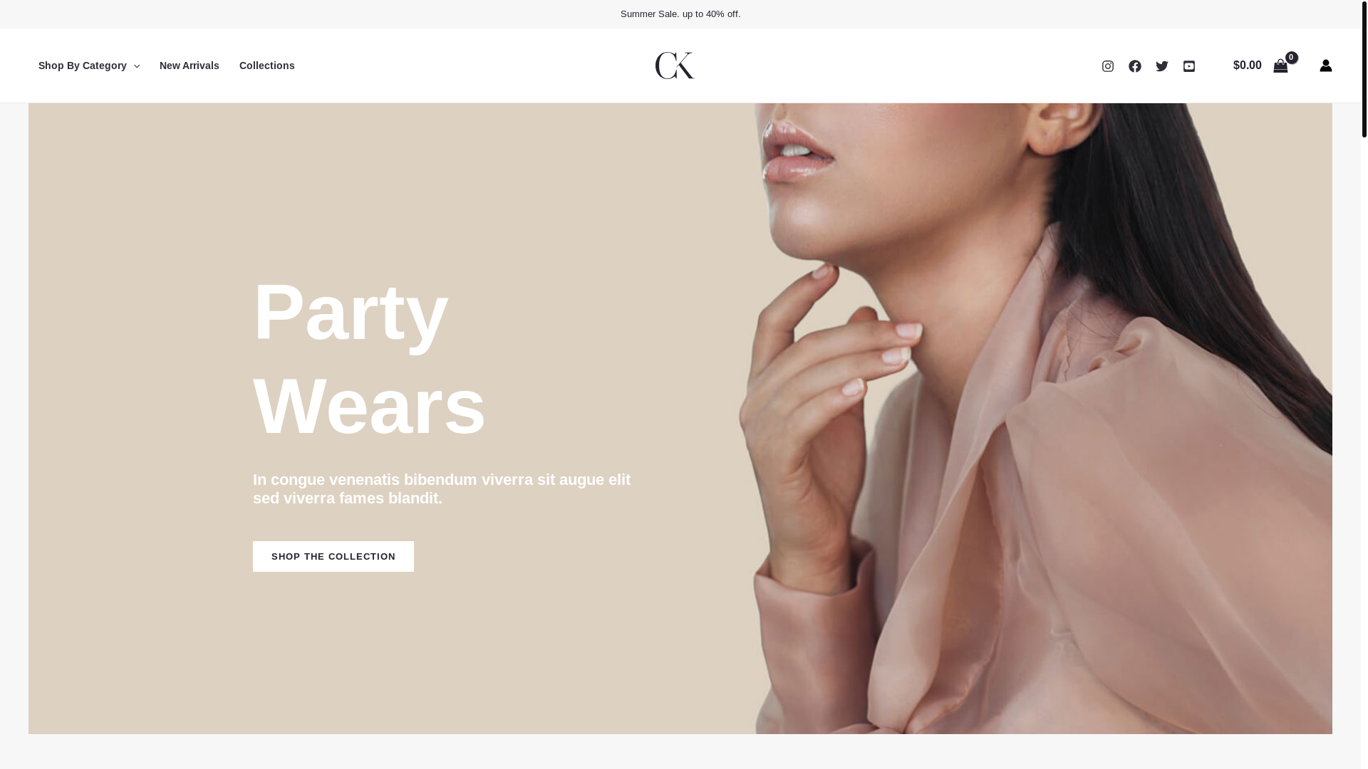 website screenshot of https://gishlana.shop/