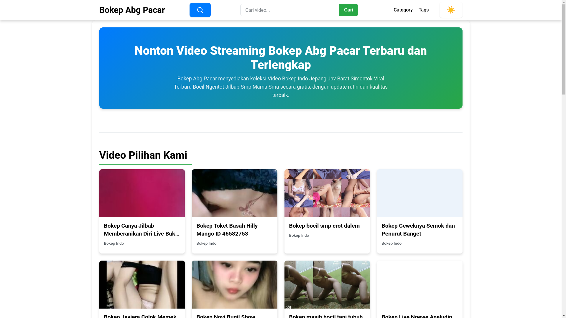 website screenshot of https://bokepabgpacar.pages.dev/