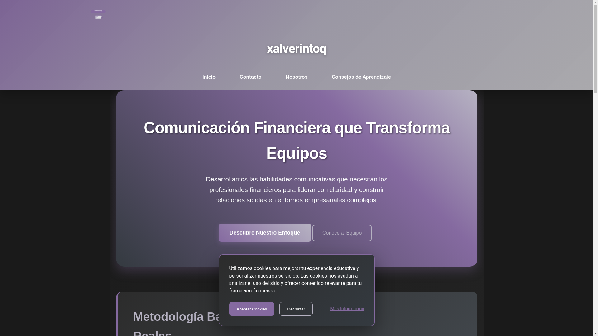 website screenshot of https://xalverintoq.com