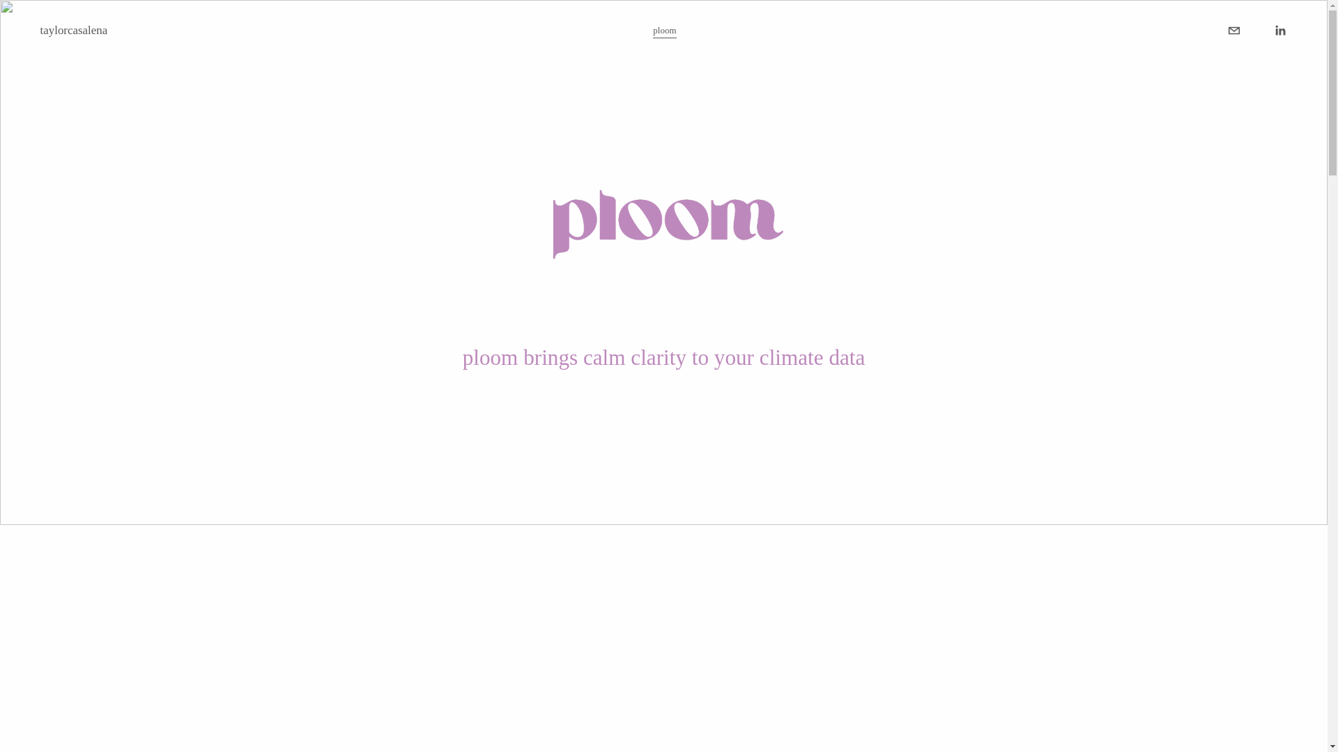 website screenshot of https://ploom.earth/