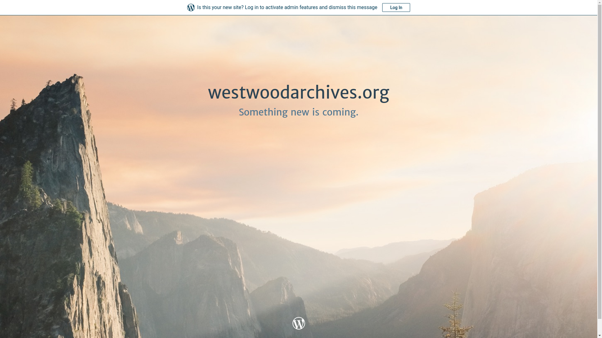 website screenshot of https://westwoodarchives.org/