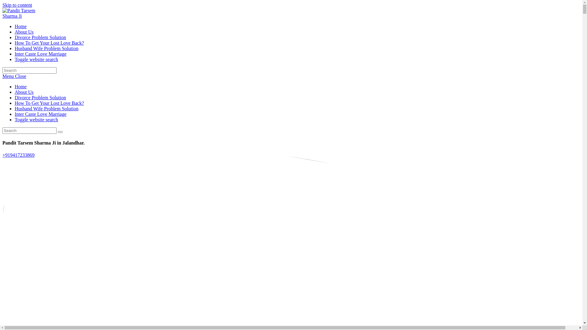 website screenshot of https://pandittarsemsharmaji.com/
