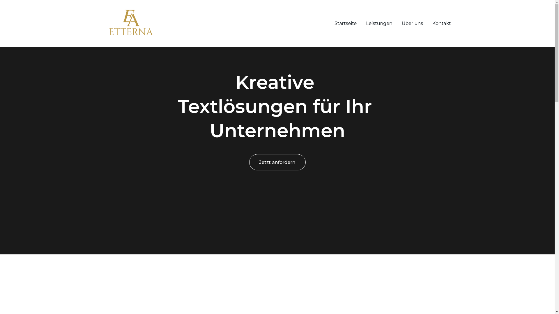 website screenshot of https://etternastudio.de/