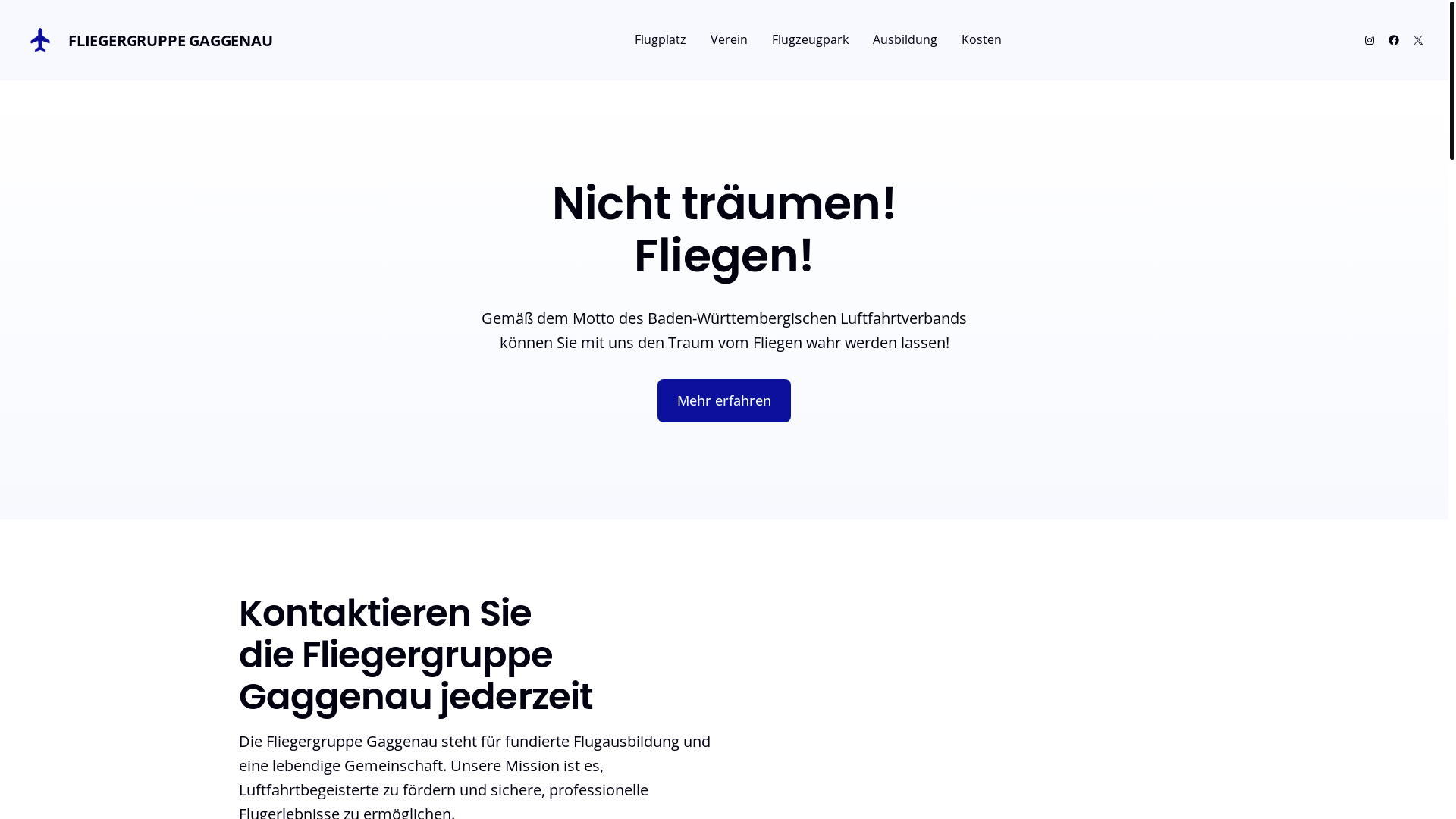 website screenshot of https://fg-gag-test.de/
