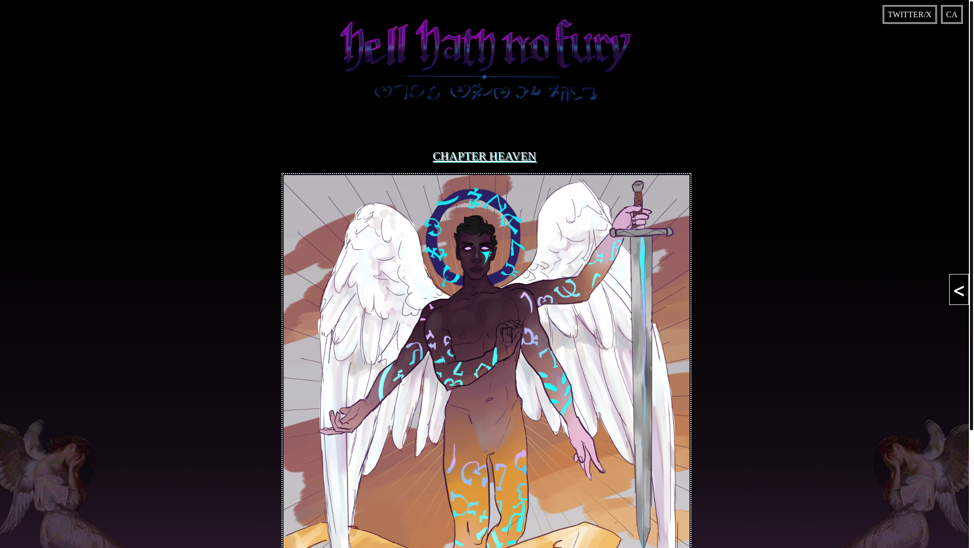 website screenshot of https://hellhathnofury.lol/