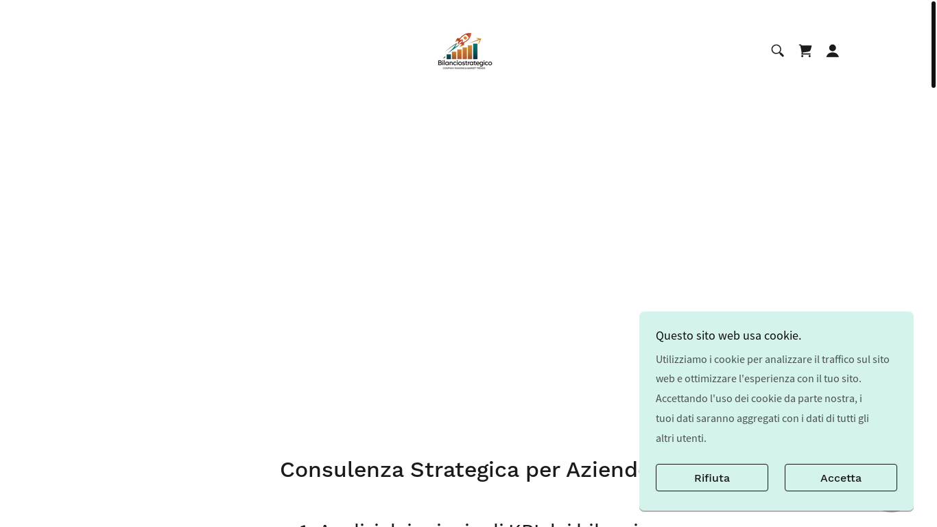 website screenshot of https://bilanciostrategico.it/