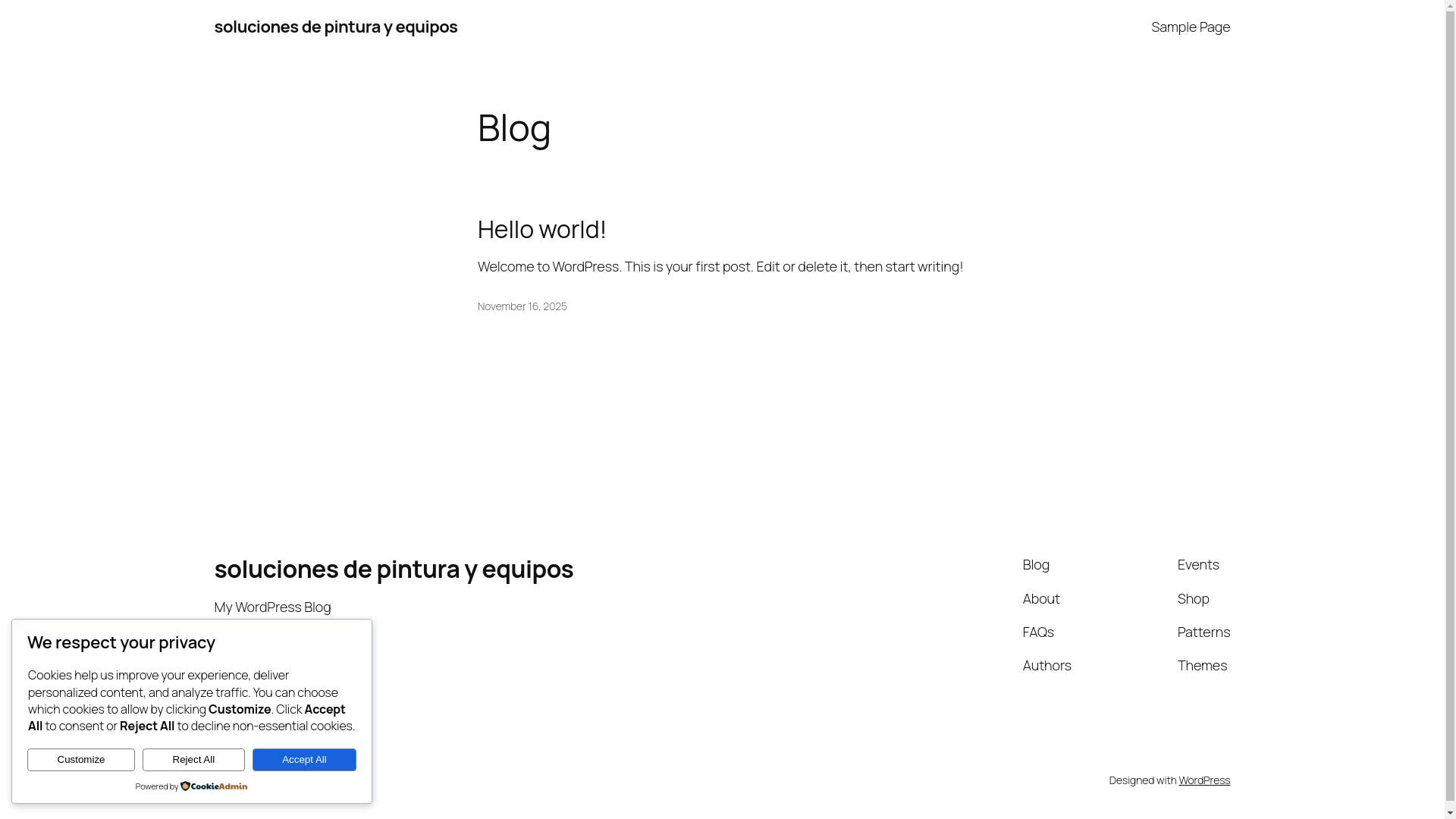 website screenshot of https://cabinadepintura.site/