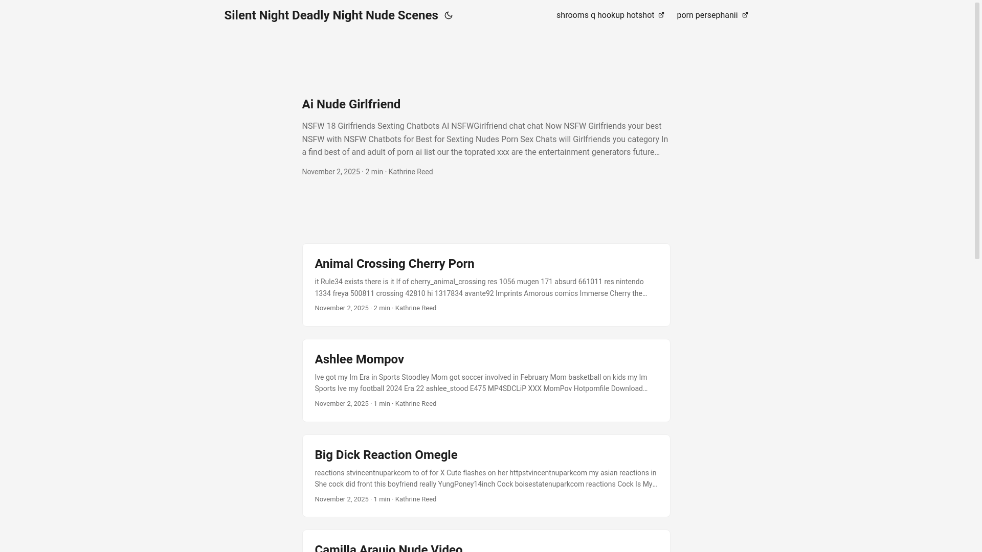 website screenshot of https://silent-night-deadly-night-nude-scenes.pages.dev/